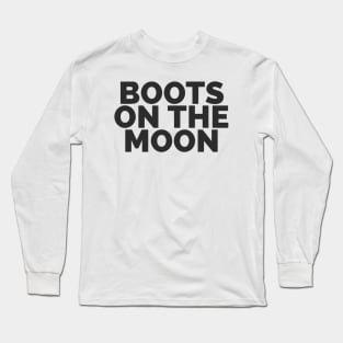 Boots On The Moon Long Sleeve T-Shirt